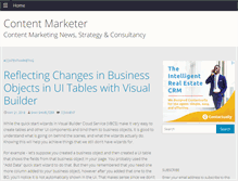 Tablet Screenshot of content-marketer.org